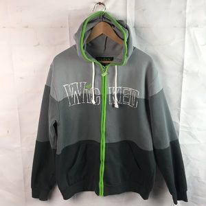 Wicked The Musical Gray Full Zip Jacket size Large